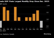 加拿大12月GDP增长0.2% 全年增长1.4%