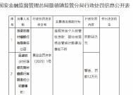 浮梁农商村镇银行被罚60万元：违规发放个人经营性贷款、部分非现场监管统计数据与事实不符